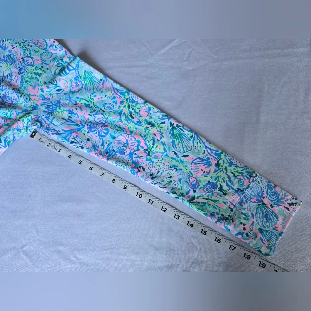 Lilly‎ Pulitzer UPF 50+ Skipper Popover Surf Blue Soleil It On Me Size S - Image 7