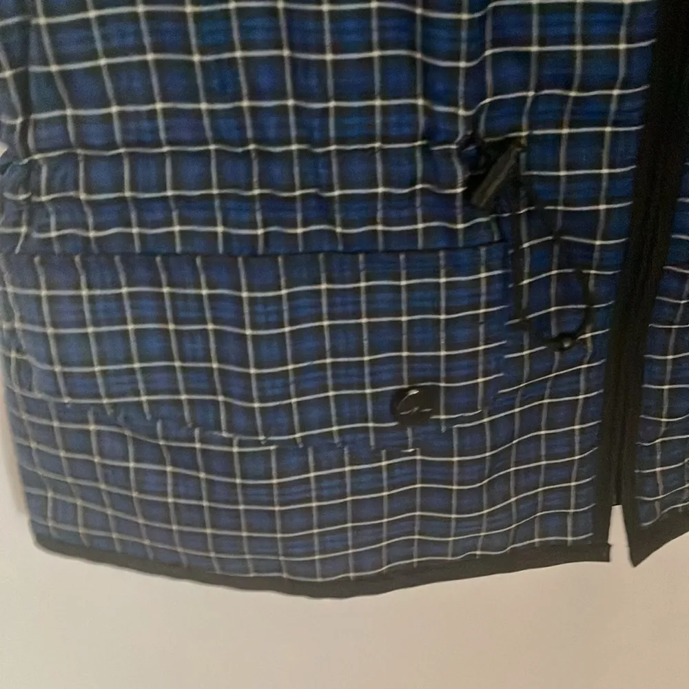 Lauren Ralph Lauren- Lauren Active: Blue/White plaid vest-snitch waist-XS - Image 13