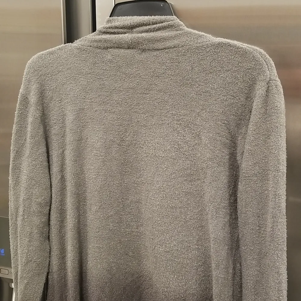 BAREFOOT DREAMS CozyChic Lite Ombre Calypso Wrap Cardigan Loden Carbon L/XL NWT - Image 9