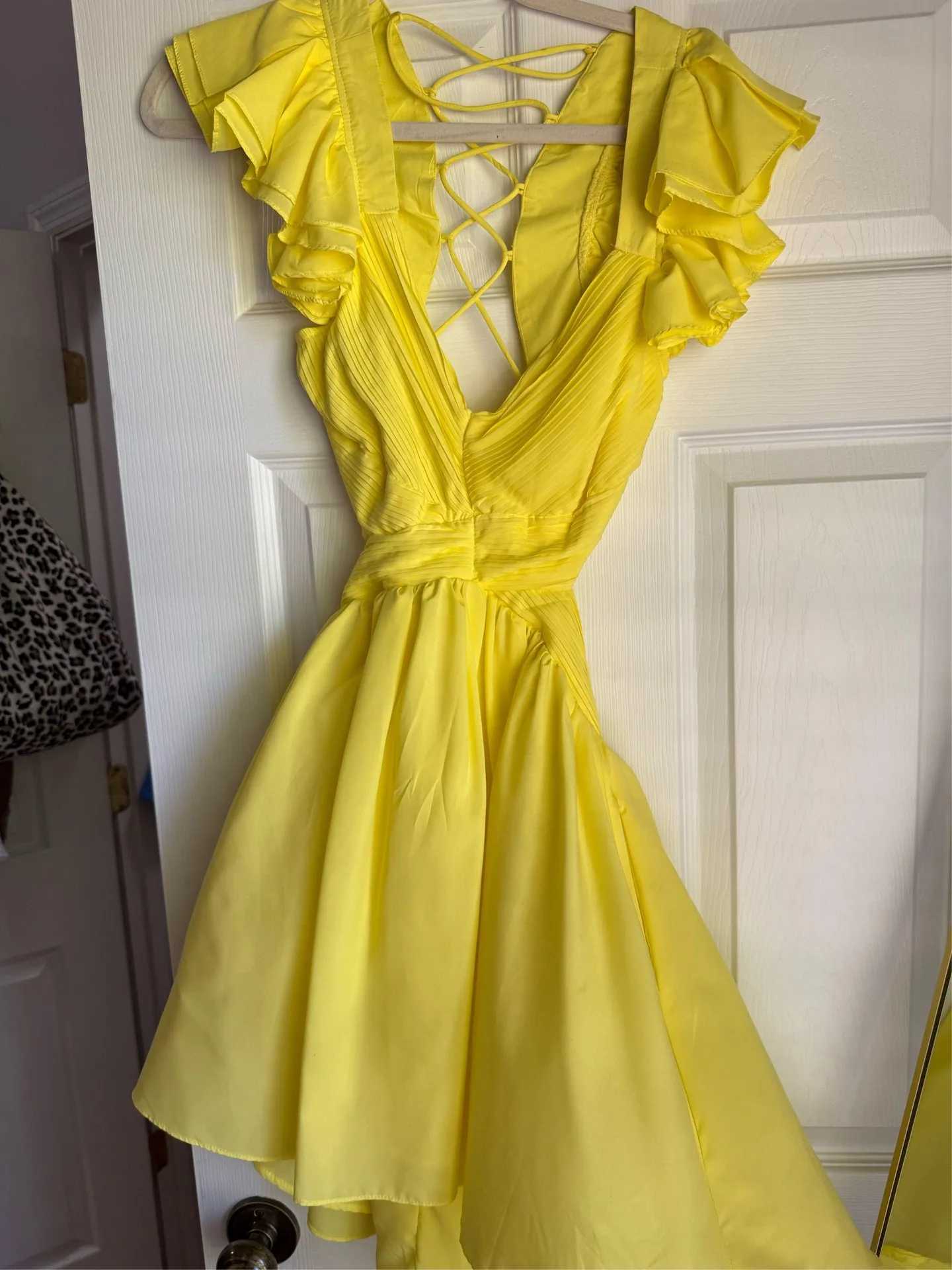 Boutique Yellow  Dress - Image 3