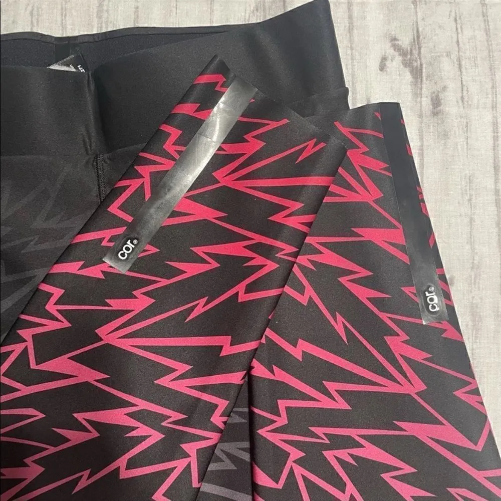 Ultracor Nwt  Lightning Bolt Leggings Size Small In Berry - Image 6