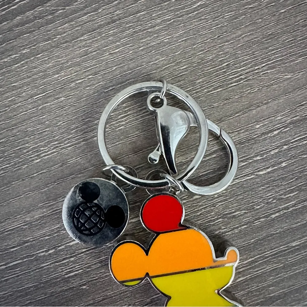 Mickey Mouse Disney World Parks Rainbow Keychain Key Ring Pride - Image 5