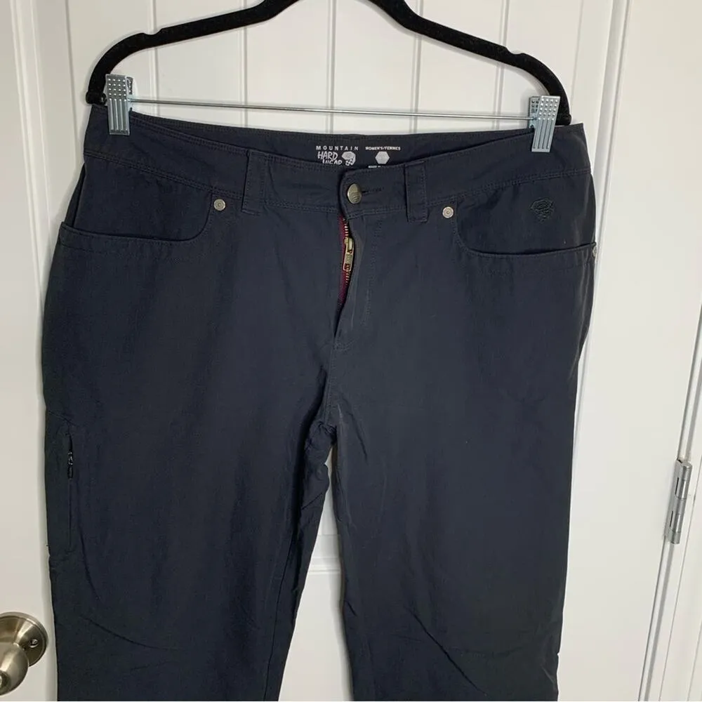 Mountain Hardware black hiking nylon outdoors pants‎ size 12 women’s - Image 2
