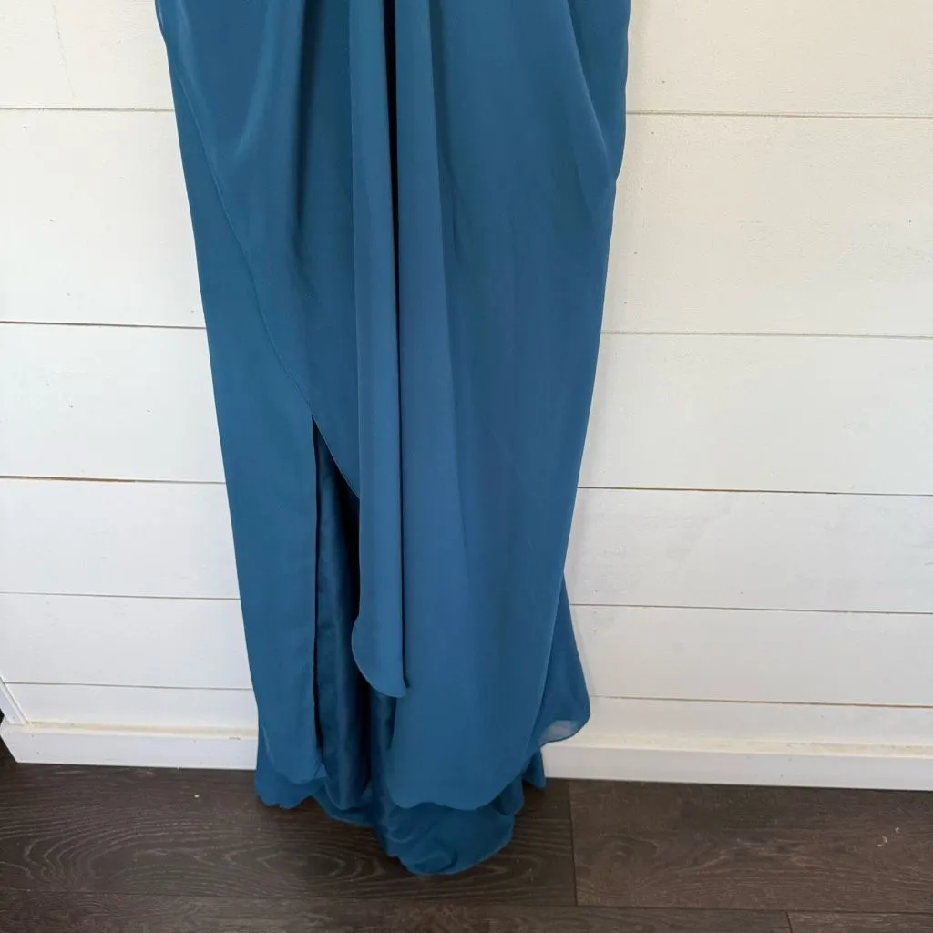 JJs House Women’s 6 Ink Blue Maxi Dress New - Image 2