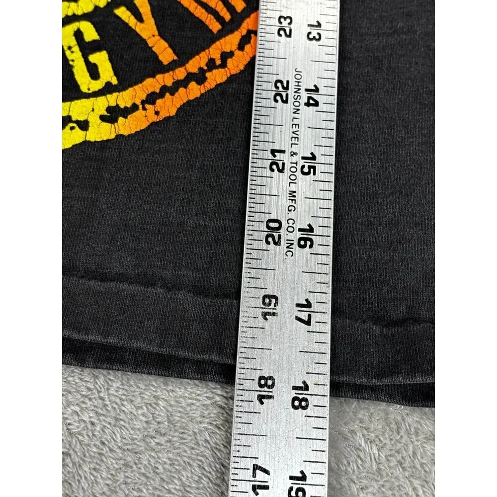 Vtg L.A. Gear Street Gym Black Crop Long Sleeve T - Image 7