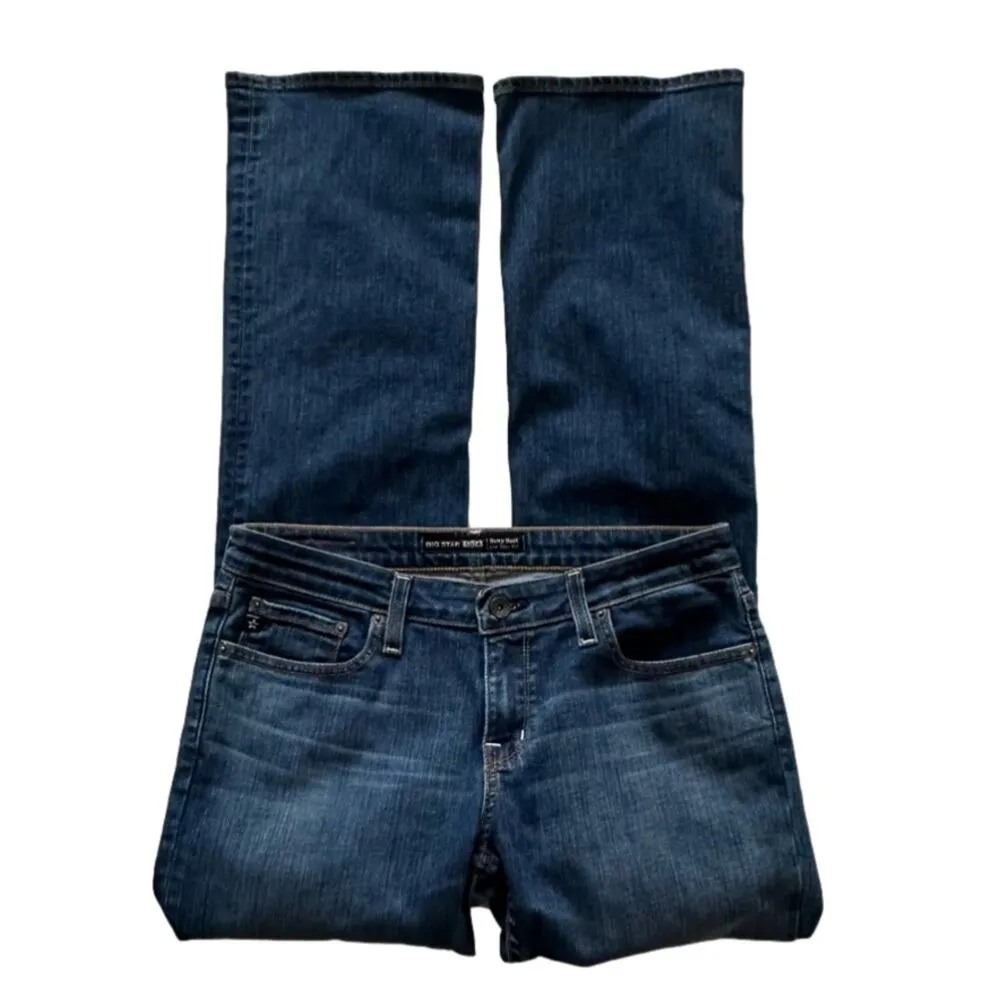 Big Star Jeans Low Rise Remy Flap Pocket Embroidered Bootcut Stretch Size 30L - Image 12