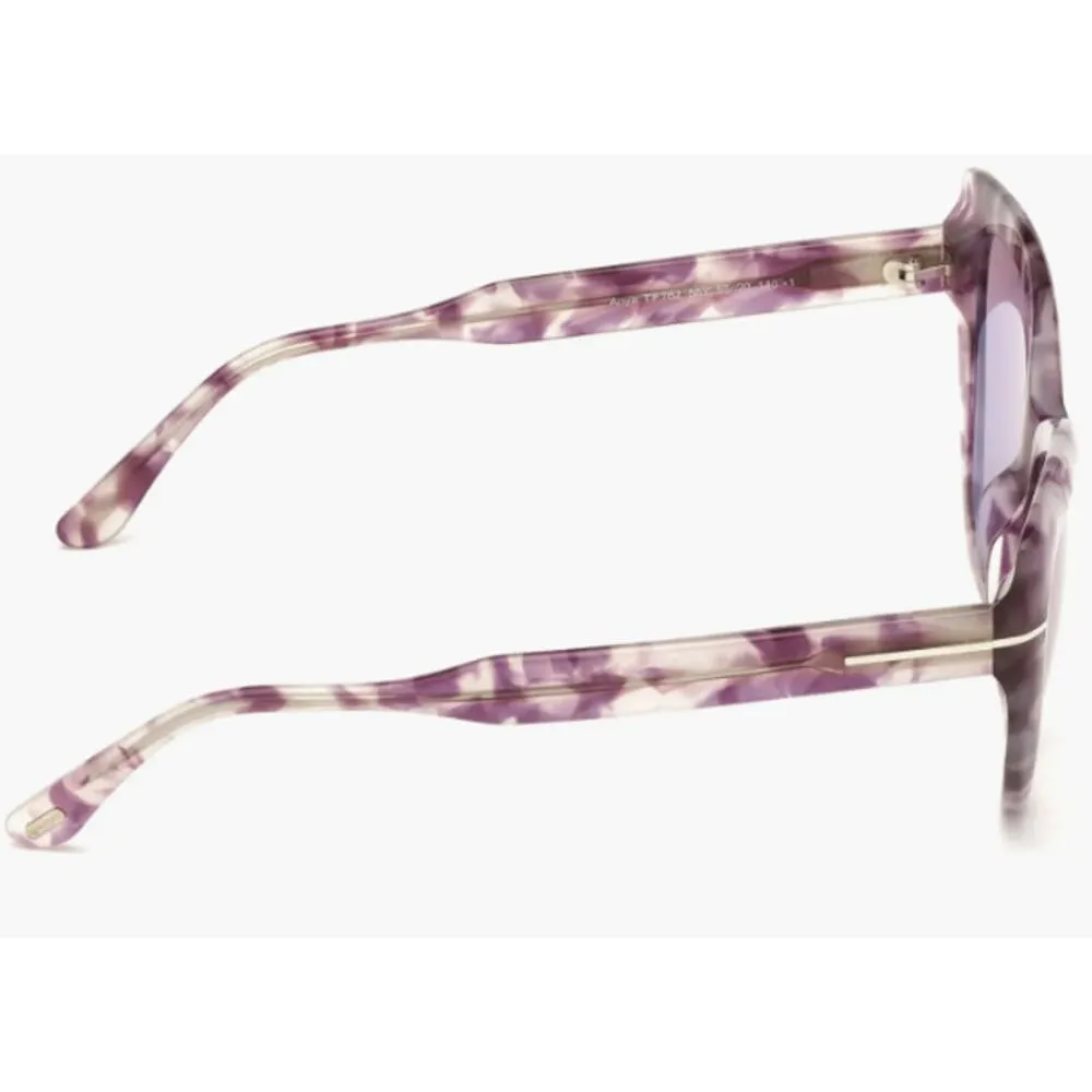 Tom Ford 55mm Cat Eye Sunglasses havana Violet - Image 4