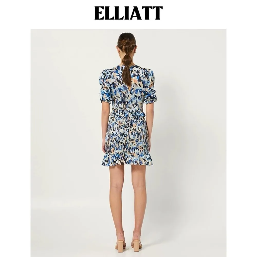 Elliatt Incubus Mini Dress in Blue Multi Size Small NWT - Image 5