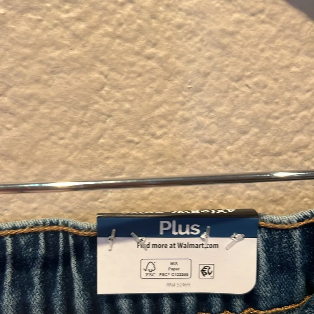 New Terra & Sky Women’s Elastic Back Denim Jean Shorts Size 4X NWT - Image 10