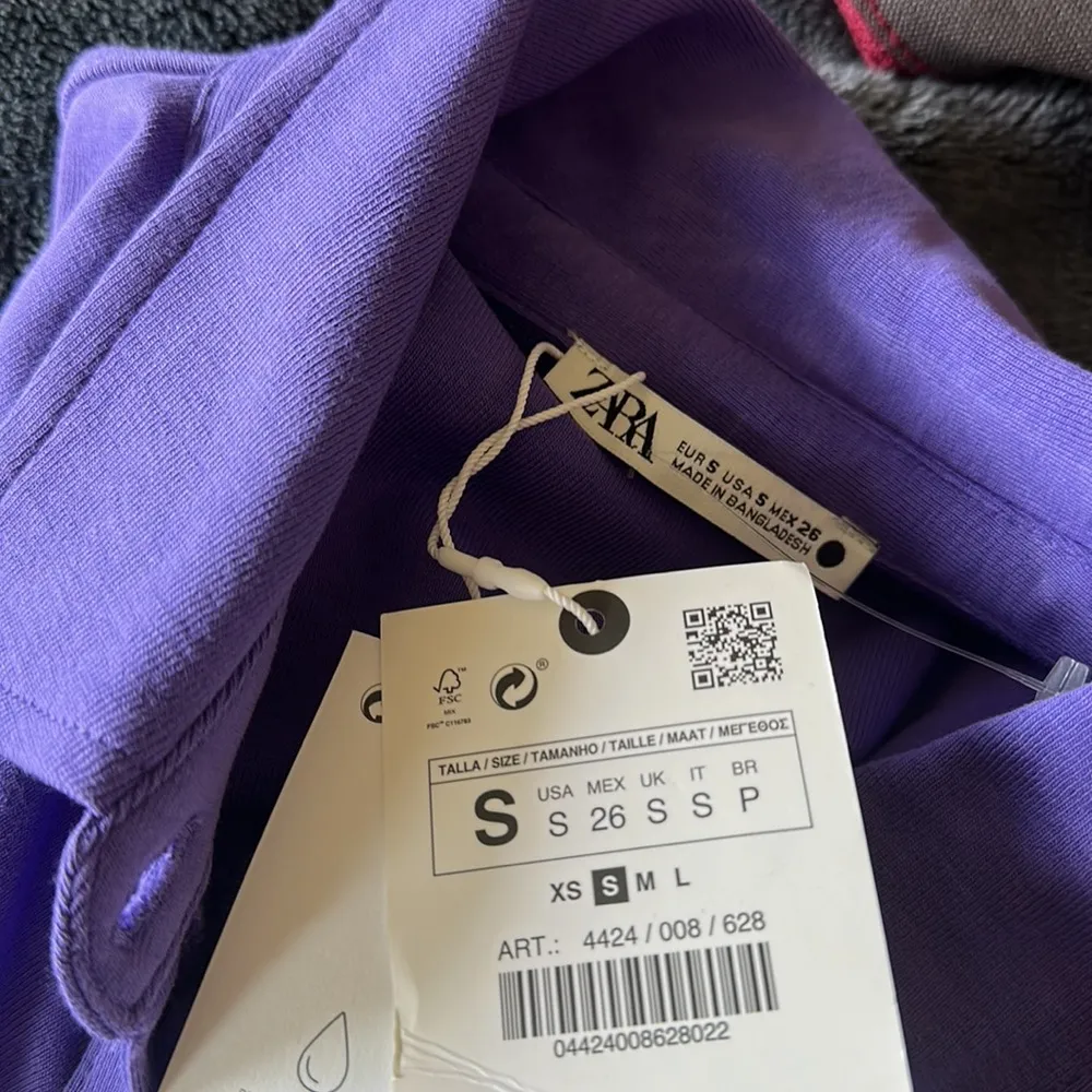 NWT ZARA LONG SLEEVE SHIRT DRESS WITH RUCHING  BLOGGERS FAV - Image 6