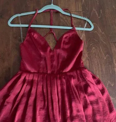 Red Mini Dress - Image 3