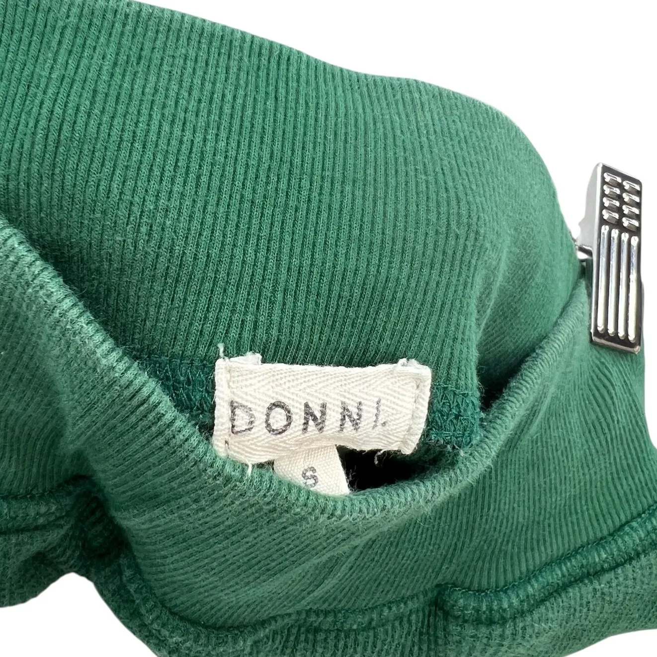 Donni Thermal Henley Sweatpants Joggers Loungewear Hunter Green Size Small - Image 10