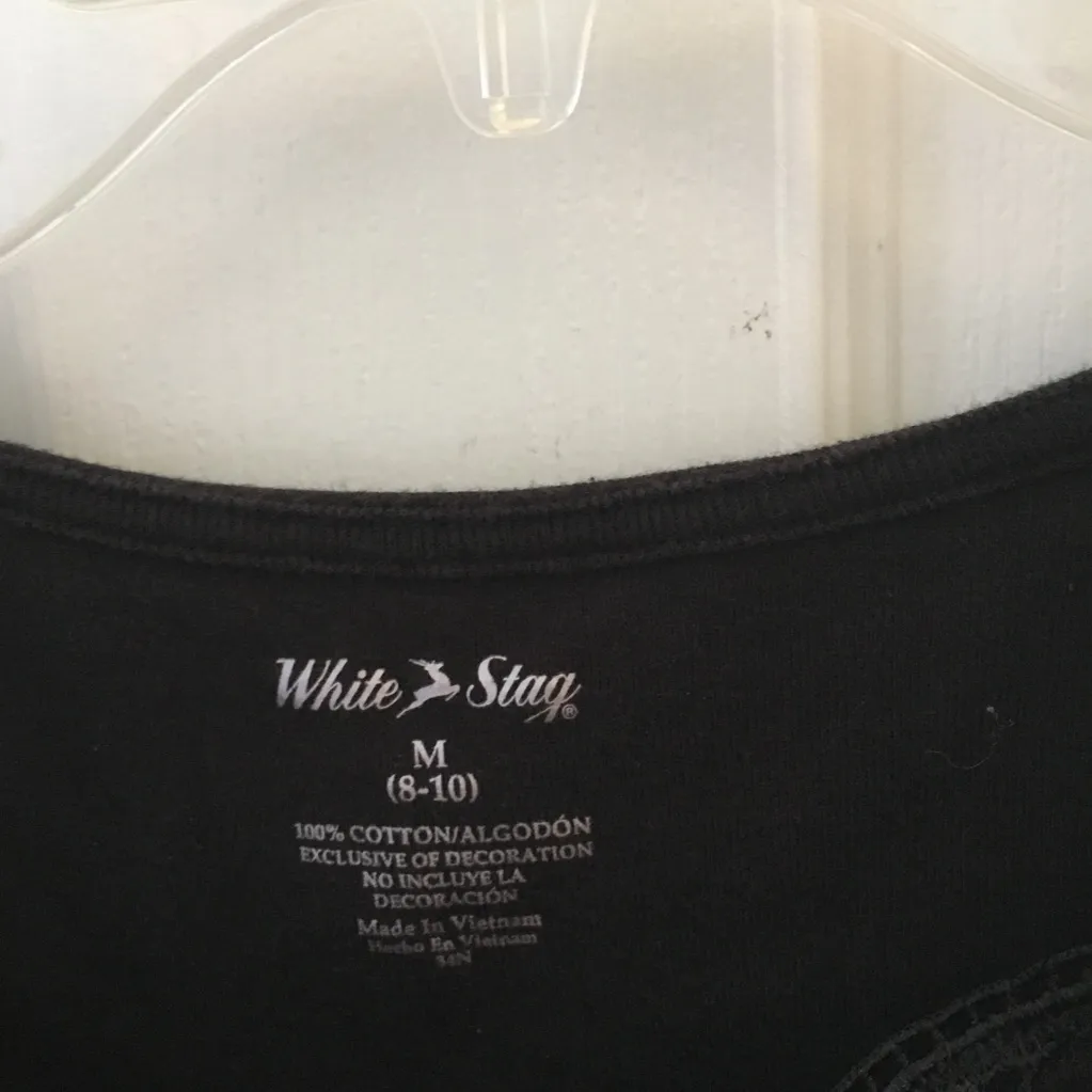 FINAL MARKDOWN Ladies white stag tank top medium - Image 4