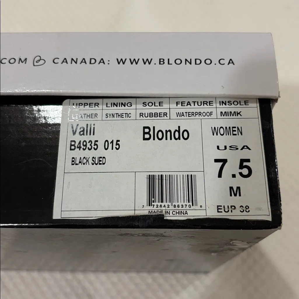 Blondo Black Suede Ankle Booties - Image 7