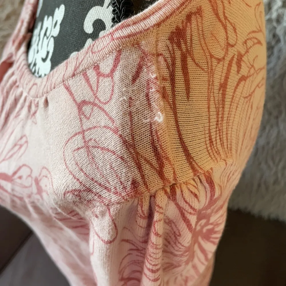 APT. 9 Pink Flower Print Cardigan Size Small - Image 8