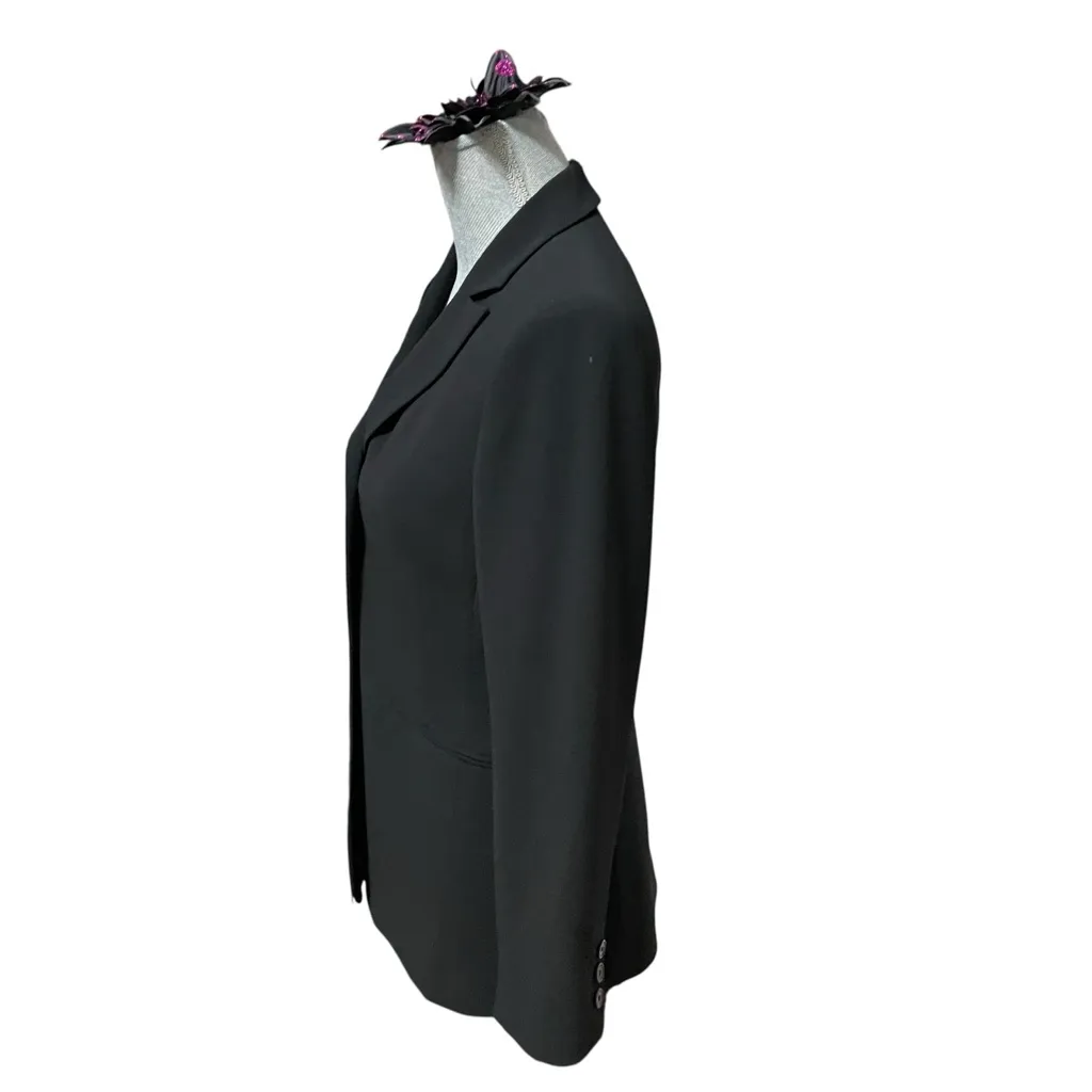 Ann Taylor Petites 4P Black 3-Button Blazer Jacket Career Work Office Career - Image 2
