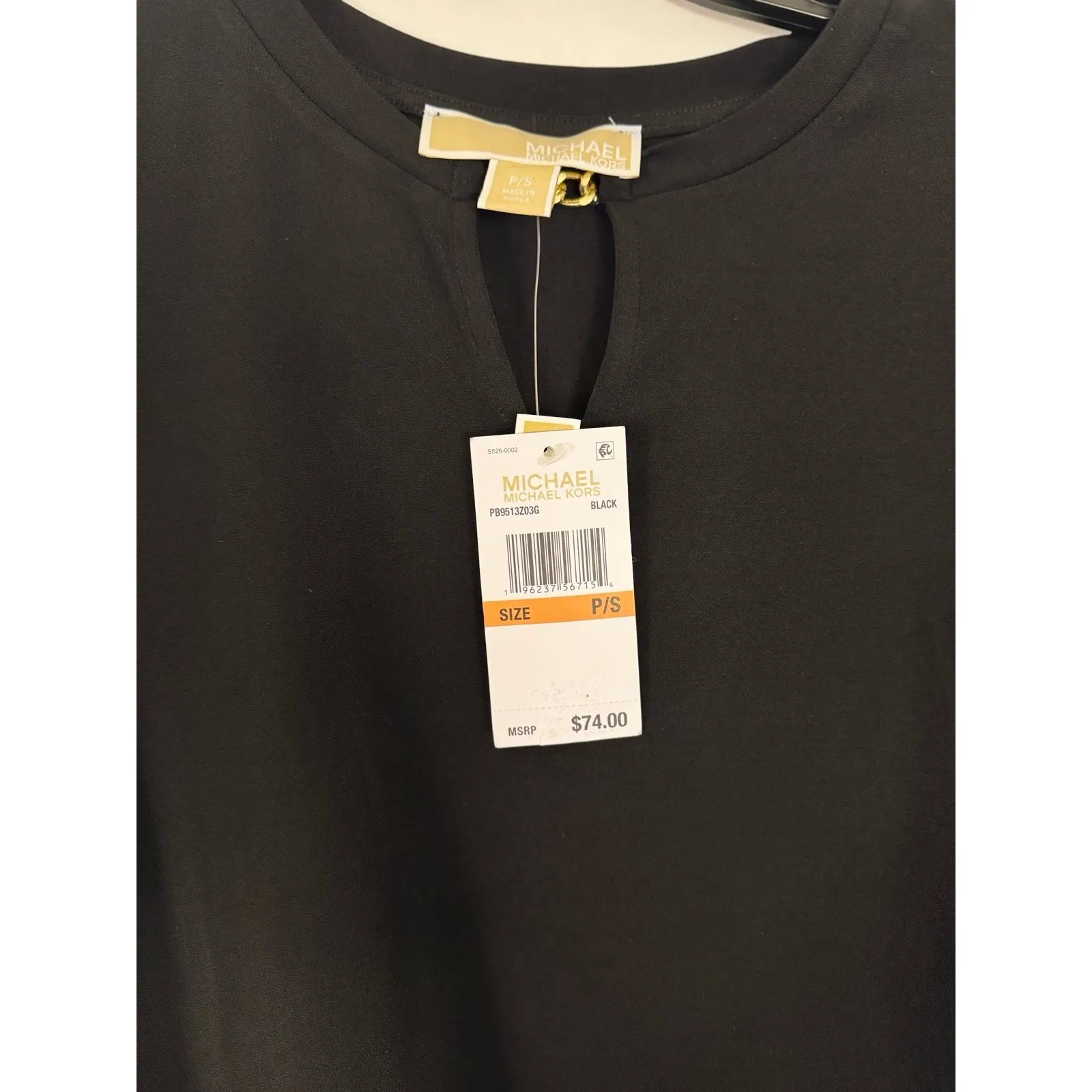 Michael Kors
Women's Chain-Neck Keyhole blouse‎ - Image 3