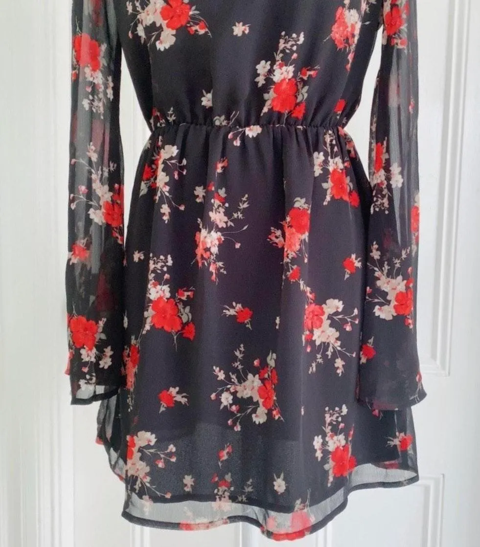 Sheer Floral Dress - Image 7