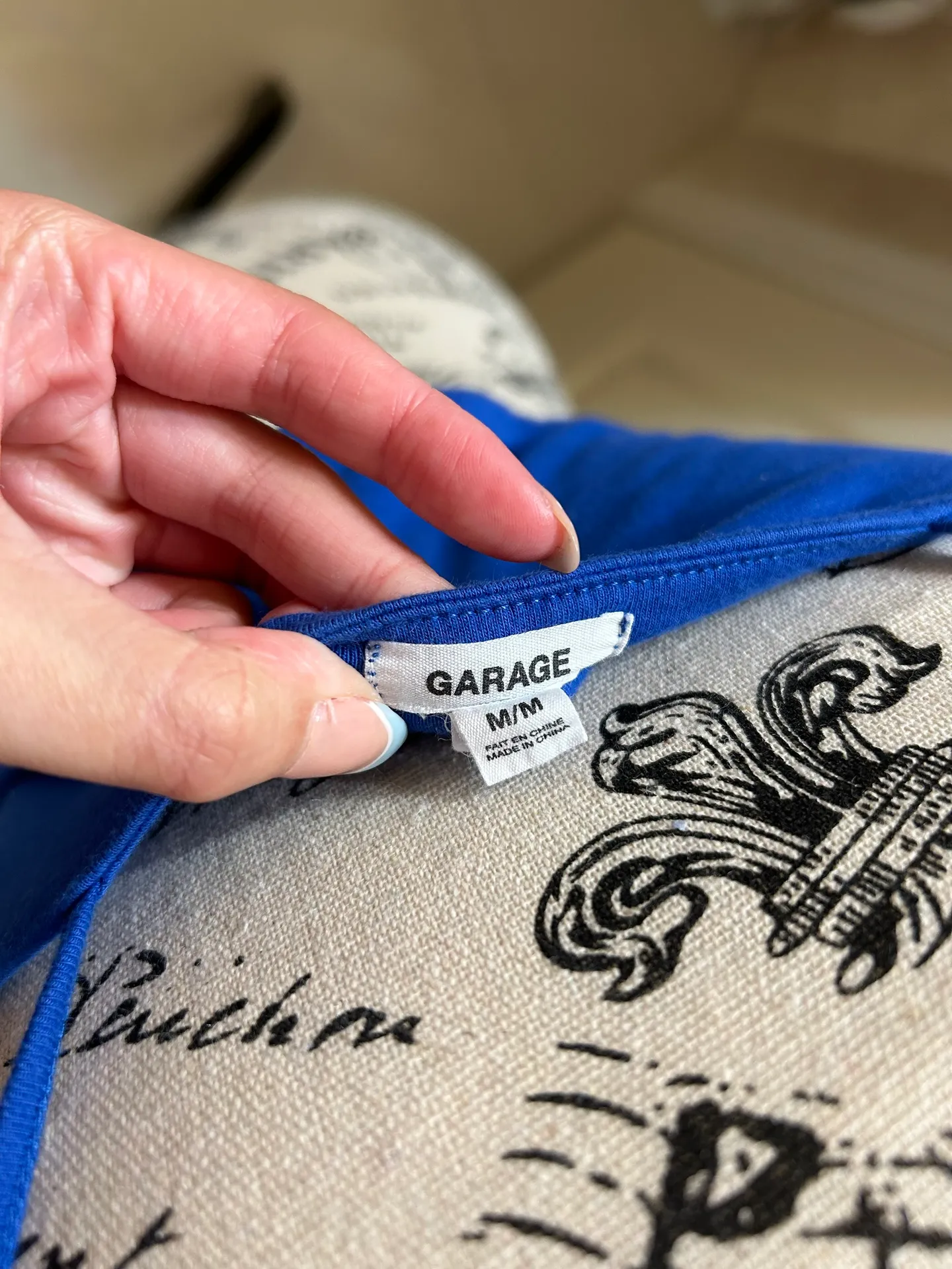 blue seamless corset tank - Image 3