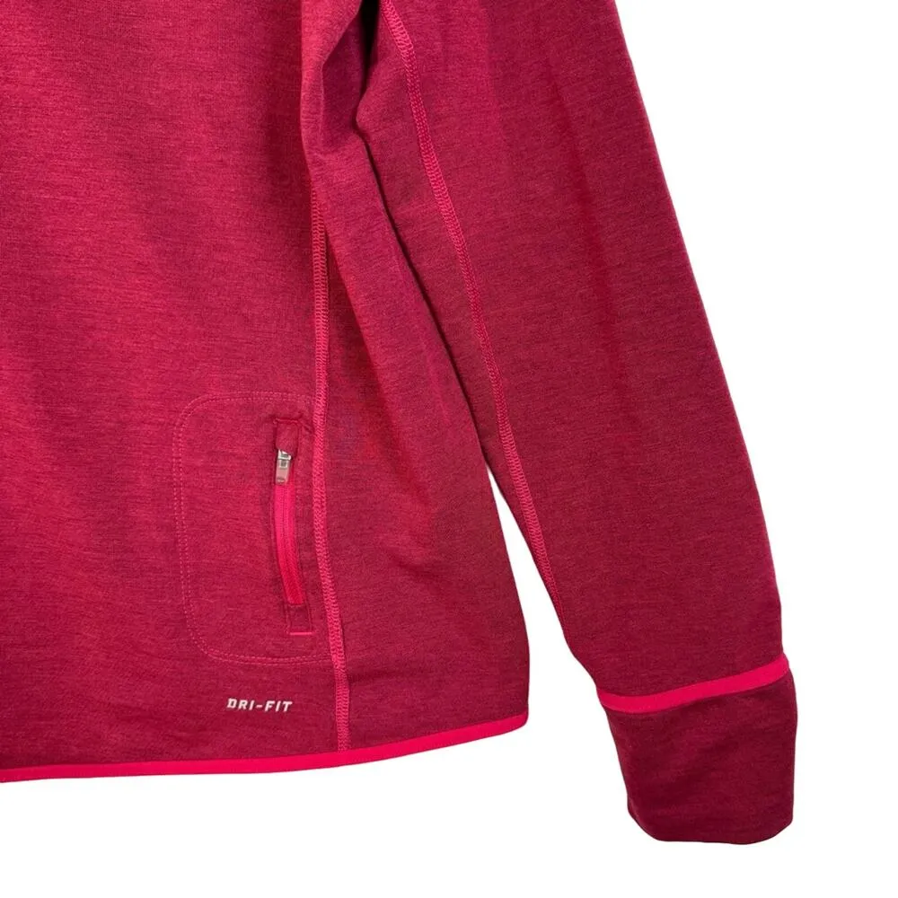 Nike Thermal Brushed Fleece Lined Cowl Neck Pullover Women’s Size Large Dri-Fit - Image 3