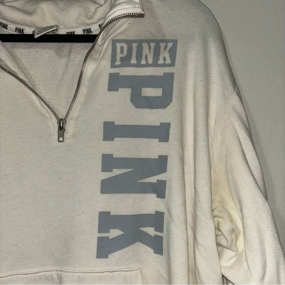 PINK Victoria's Secret Cream Cowl Neck Sweater - Image 2