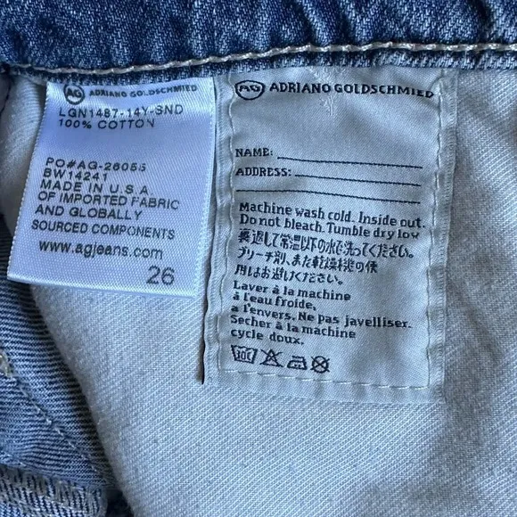 Ag‎ Adriano Goldschmied Blue Jean Shorts - Image 8