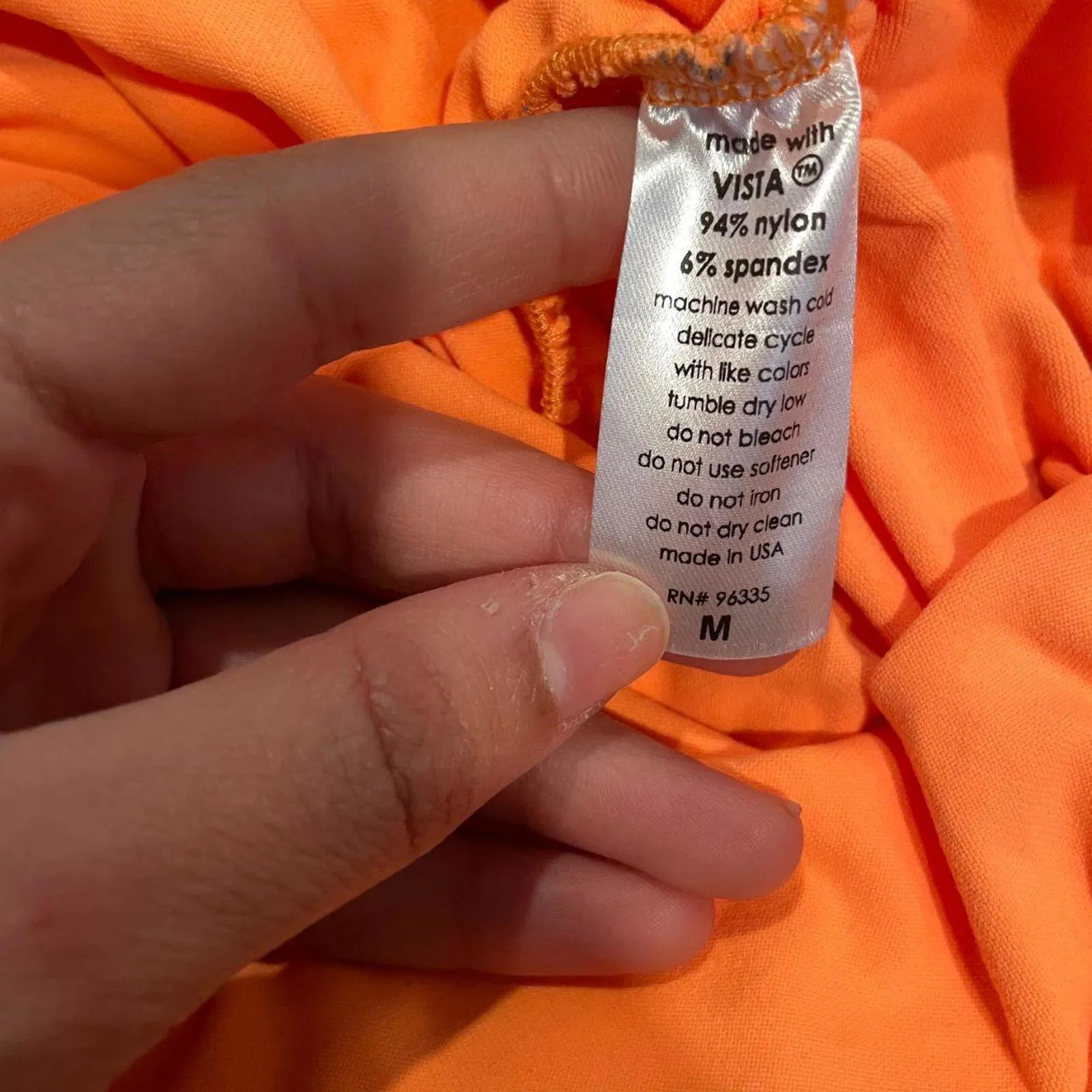 susana monaco one shoulder top. orange size m - Image 6