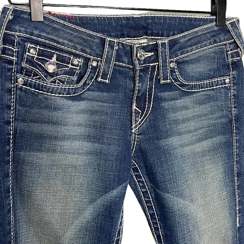 True Religion Women’s Julie Disco Big T Skinny Stretch Jeans Size 28 - Image 2