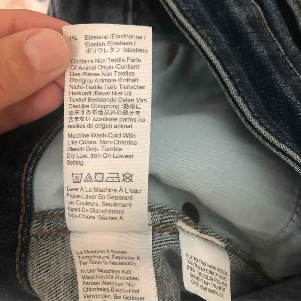 Madewell Denim Curvy High Rise Skinny Pants Medium Blue Wash Jeans - Image 10