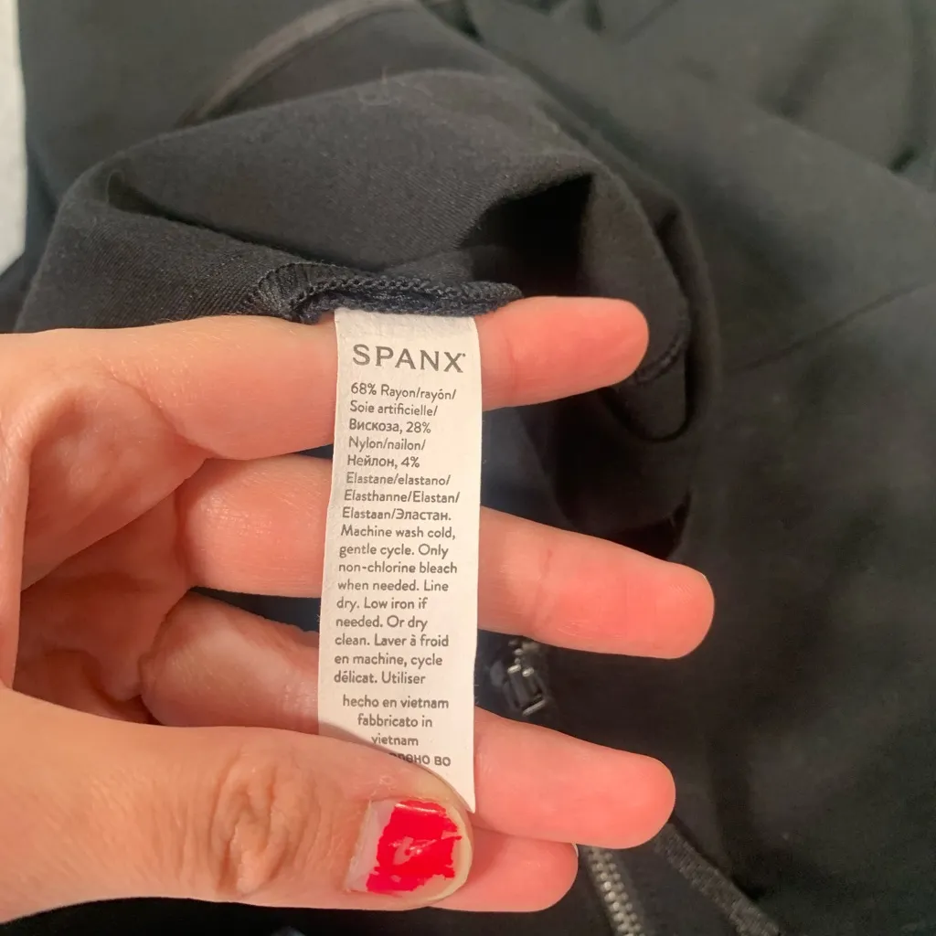 SPANX Classic Black Jumpsuit large - Image 11