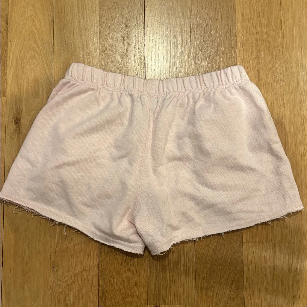 Roots Canada Shorts Pink White Terry Size XS - Image 3