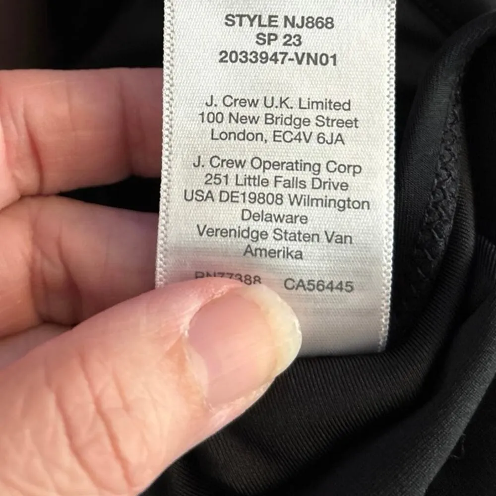 Madewell Size M Cinched Cutout One Piece Swimsuit Black Beach Summer NJ868 - Image 10