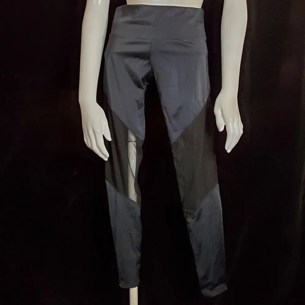 Onzie Black Mesh Track Leggings (S/M) - Image 6