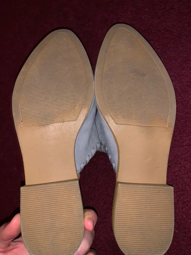 Qupid Grey Mules - Image 2