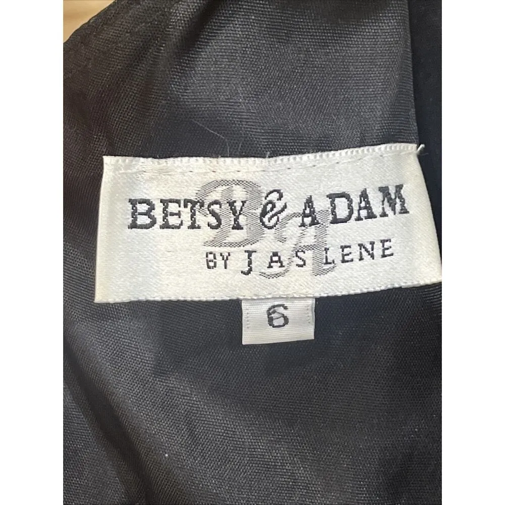 Vintage Y2K 90s Womens Whimsigoth Maxi Dress Size 6 Sheer Sequins Fairy Grunge - Image 3