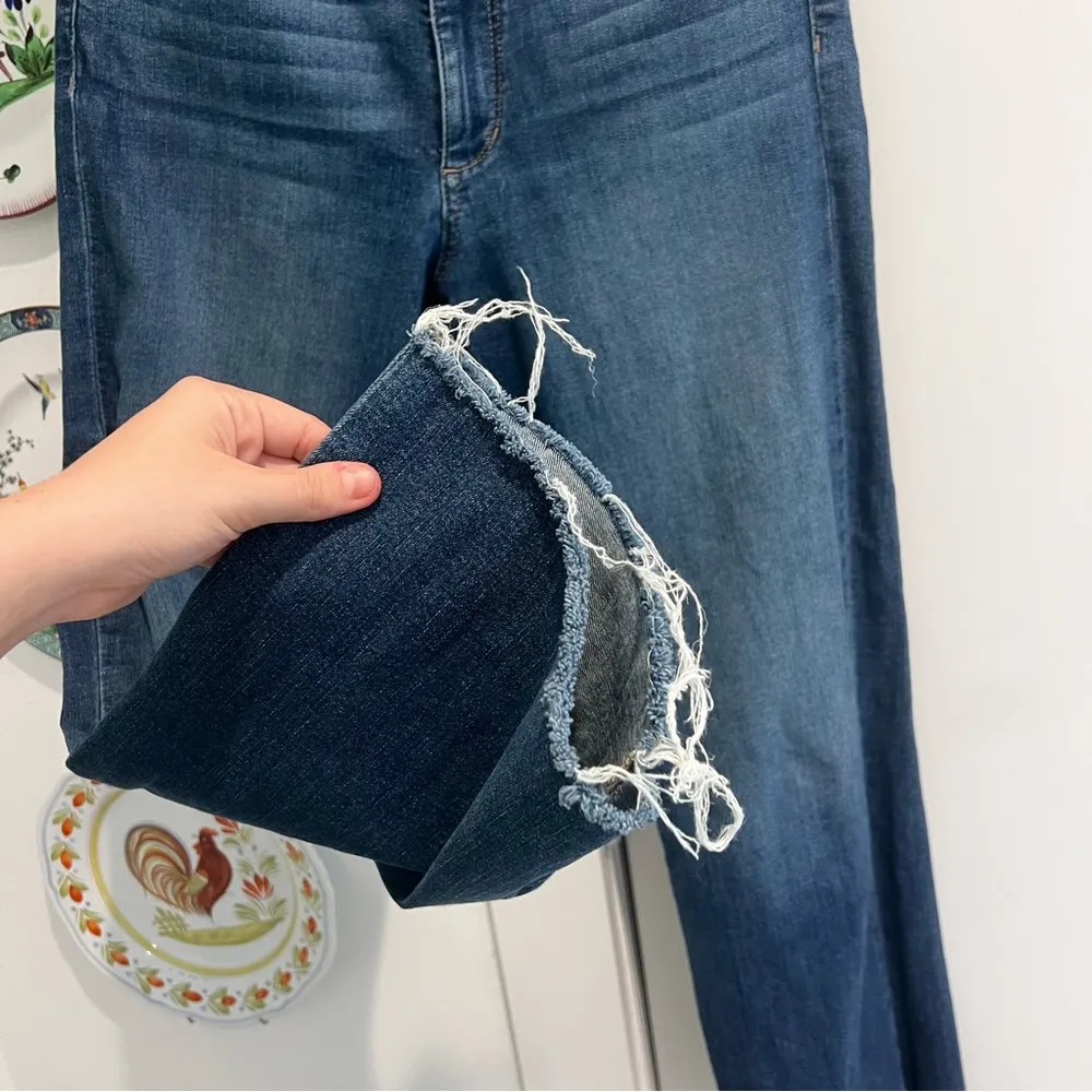 Joe’s Jeans Straight Leg High Rise Ankle Cut Jeans Dark Wash - Image 5