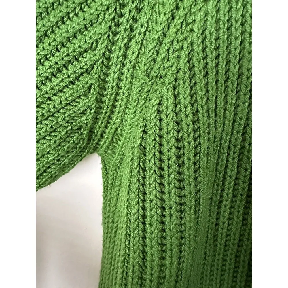 Club Monaco Women Green Pullover Sweater Small/petite - Image 7