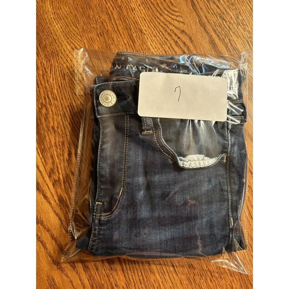 American Eagle Next Level Stretch Jeans, Women's Size 2, Blue Denim - Image 12