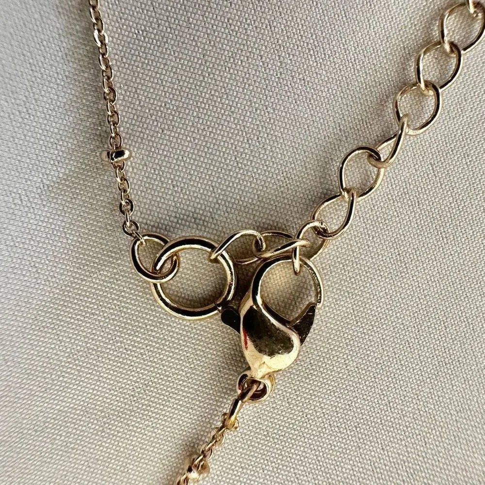 Lauren Conrad gold tone bunny pendant necklace - Image 7