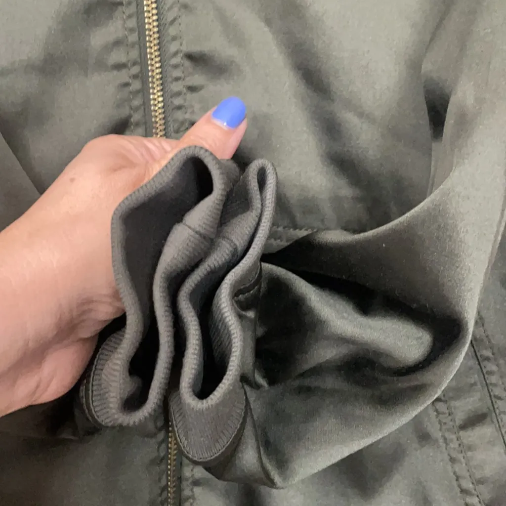 Express - Army Green Zip up Jacket - Image 5