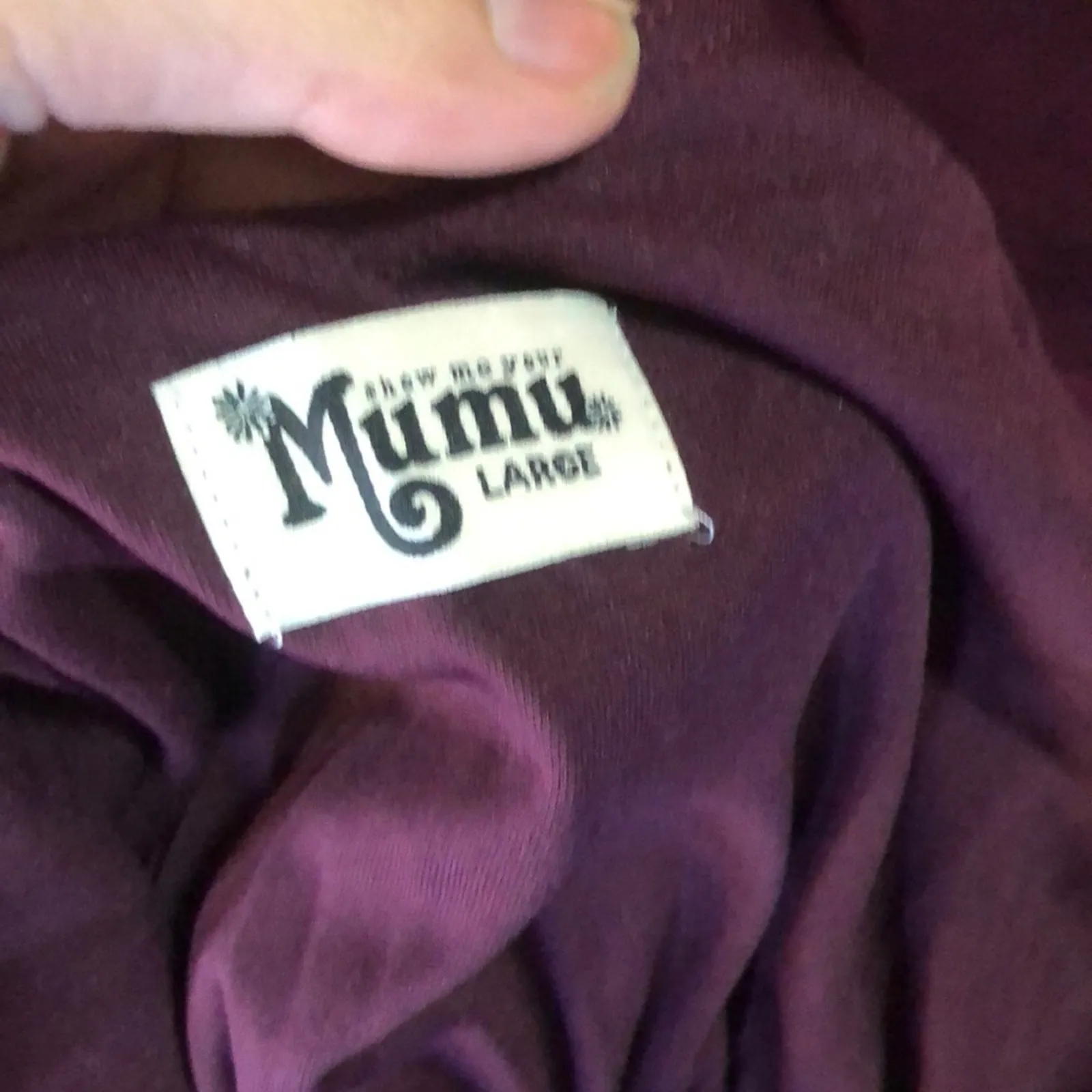 Show Me Your Mumu SMYM Kendall maxi merlot dress NEW LARGE - Image 3