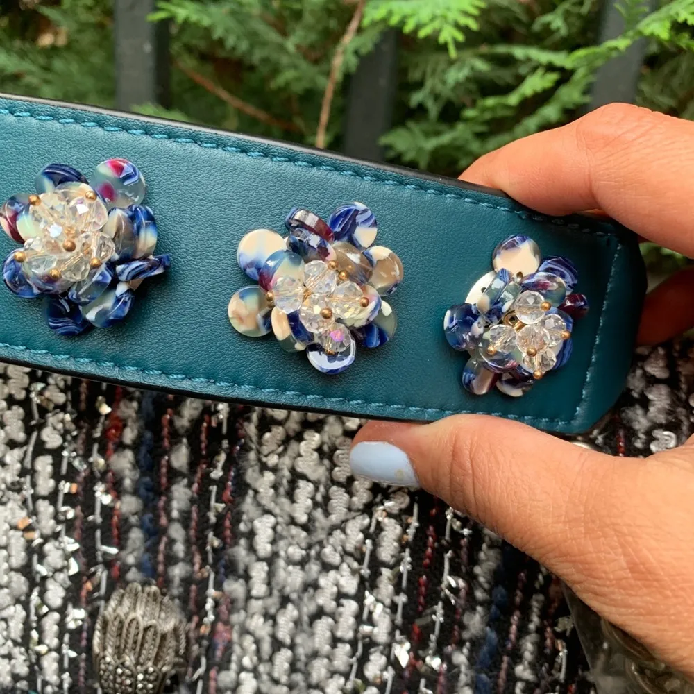 Authentic KURT GEIGER LONDON TWEED/leather Crosby - Image 14