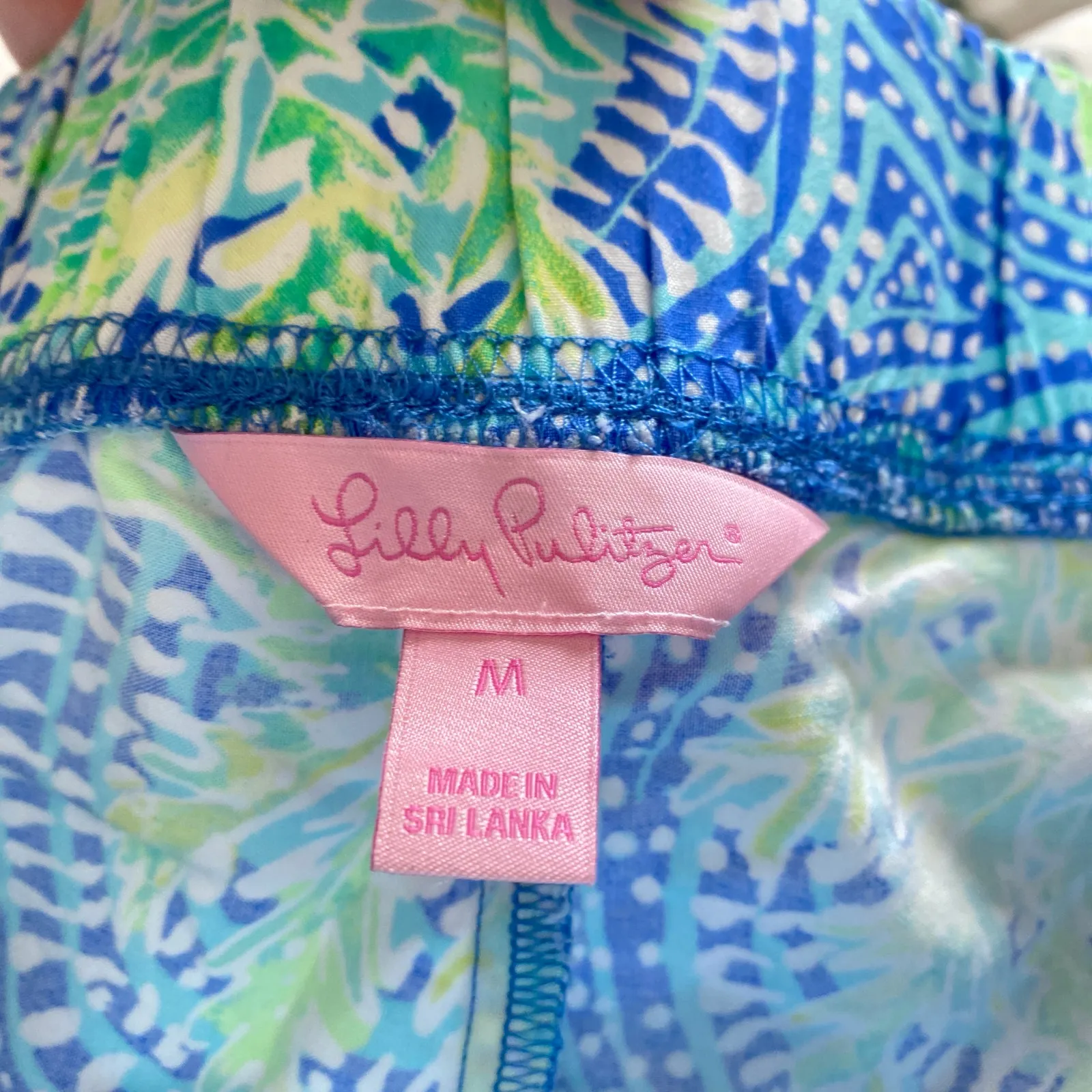 LILLY PULITZER Bal Harbour Tropic Like it’s Hot Palazzo Lounge Pants Size Medium - Image 6