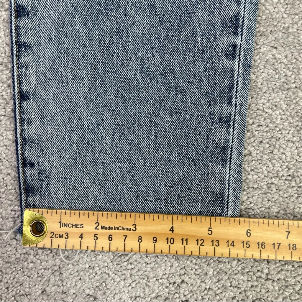 Lovers + Friends Logan Jeans Women’s 24 Blue Tapered High Rise Crop Lost Hills - Image 12