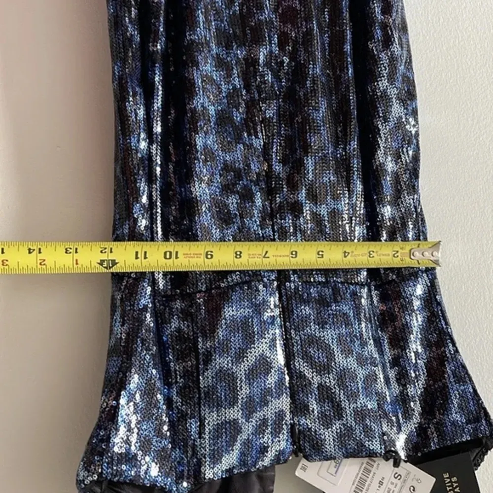 NWT Zara Blue Sequin Mini Dress with tags - Image 8