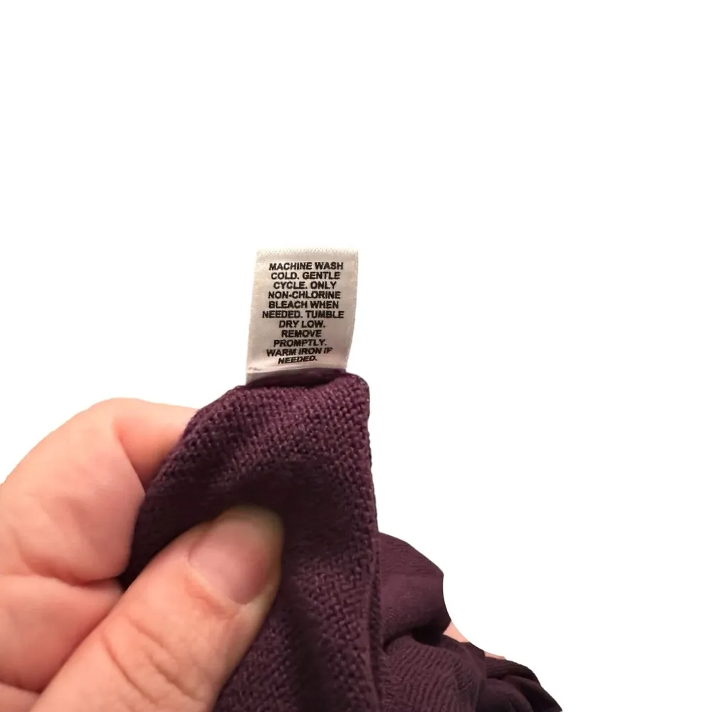 Cowl Neck Sweater Purple Size 22/24 - Image 4