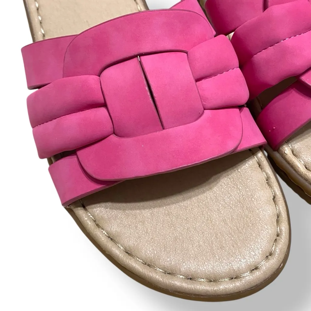 Cliffs by White Mountain Pink Slide Sandals Size 7 - Image 2