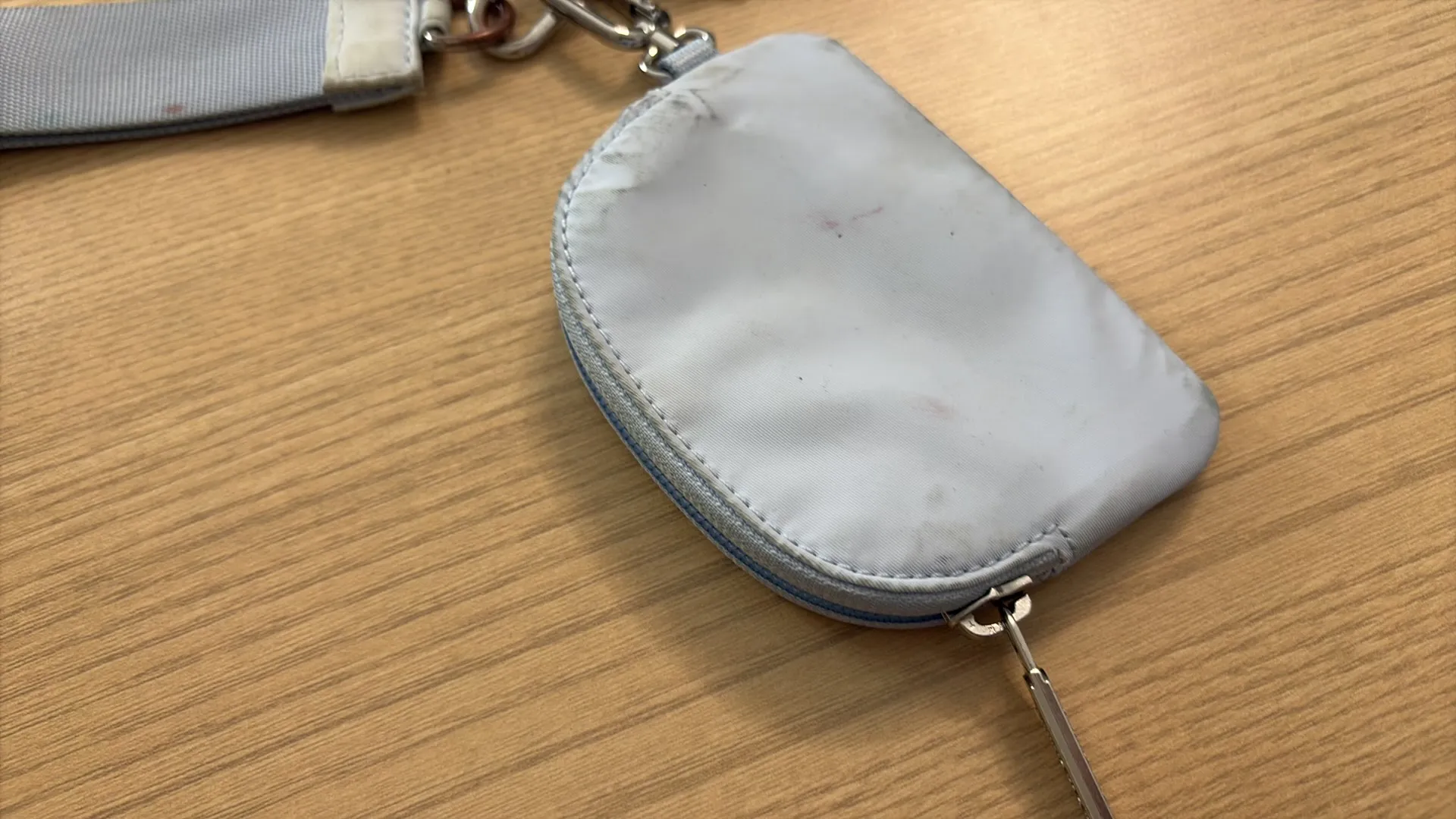 Lululemon Dual Pouch Wristlet blue - Image 9