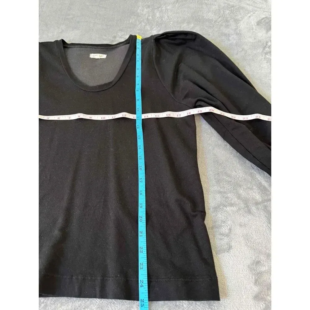 Grey Slate Black Long Sleeve Crew Neck Sweatshirt Womens‎ Top Size 2 - Image 5