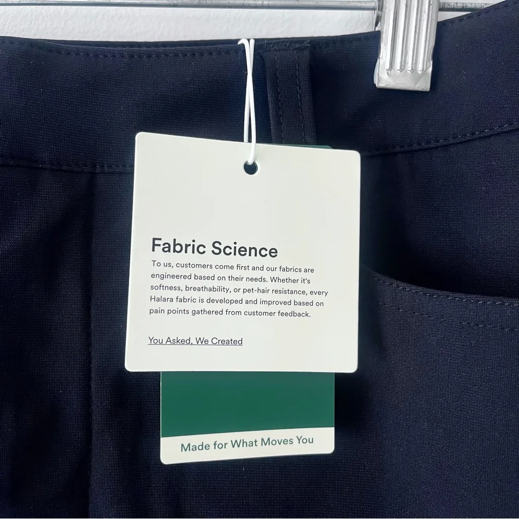 HALARA Black Mid-Rise Capri Quick-Dry Golf Pants - Image 5